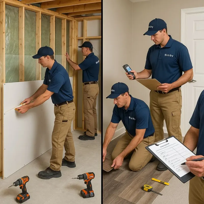 Repairs and Reconstruction process in Marion, AR
